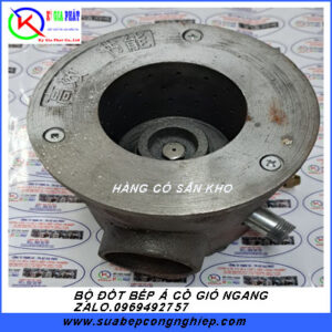 họng đốt bếp á quạt thổi cổ gió ngang